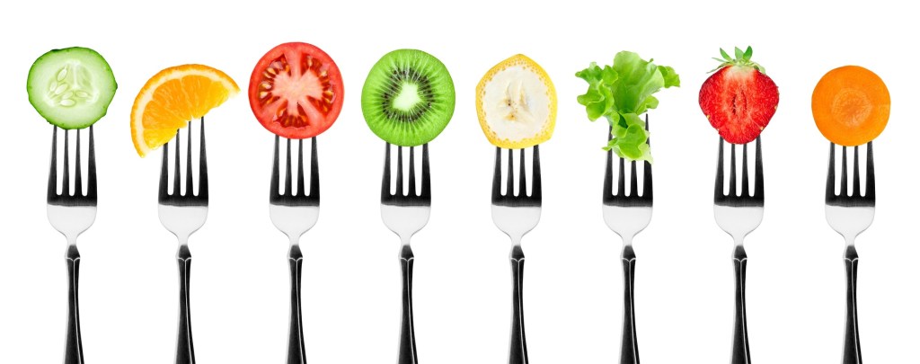 Fruits and vegetables